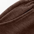 thumbnail image 5 of Lmnyox Men's Velvet Pants Wide Leg Loose Plain Drawstring Trousers Casual Business Work Pants with Pockets, 5 of 6
