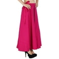thumbnail image 3 of Robe Réversible Coton Imprimé Uni Phagun Nouvelle Jupe Portefeuille Taille Longue Paréo, 3 of 3