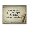 thumbnail image 5 of Scripture Walls Psalms 30:2 You Healed Me Bible Verse Canvas Christian Wall Art Ready to Hang Unframed, 5 of 17