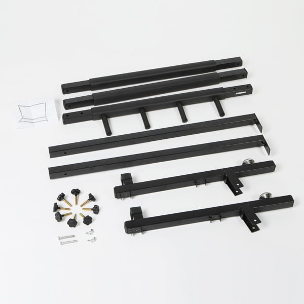 Alvantor Triple Folding Guitar and Bass Holder Rack Stand with Neoprene Protection, Black
