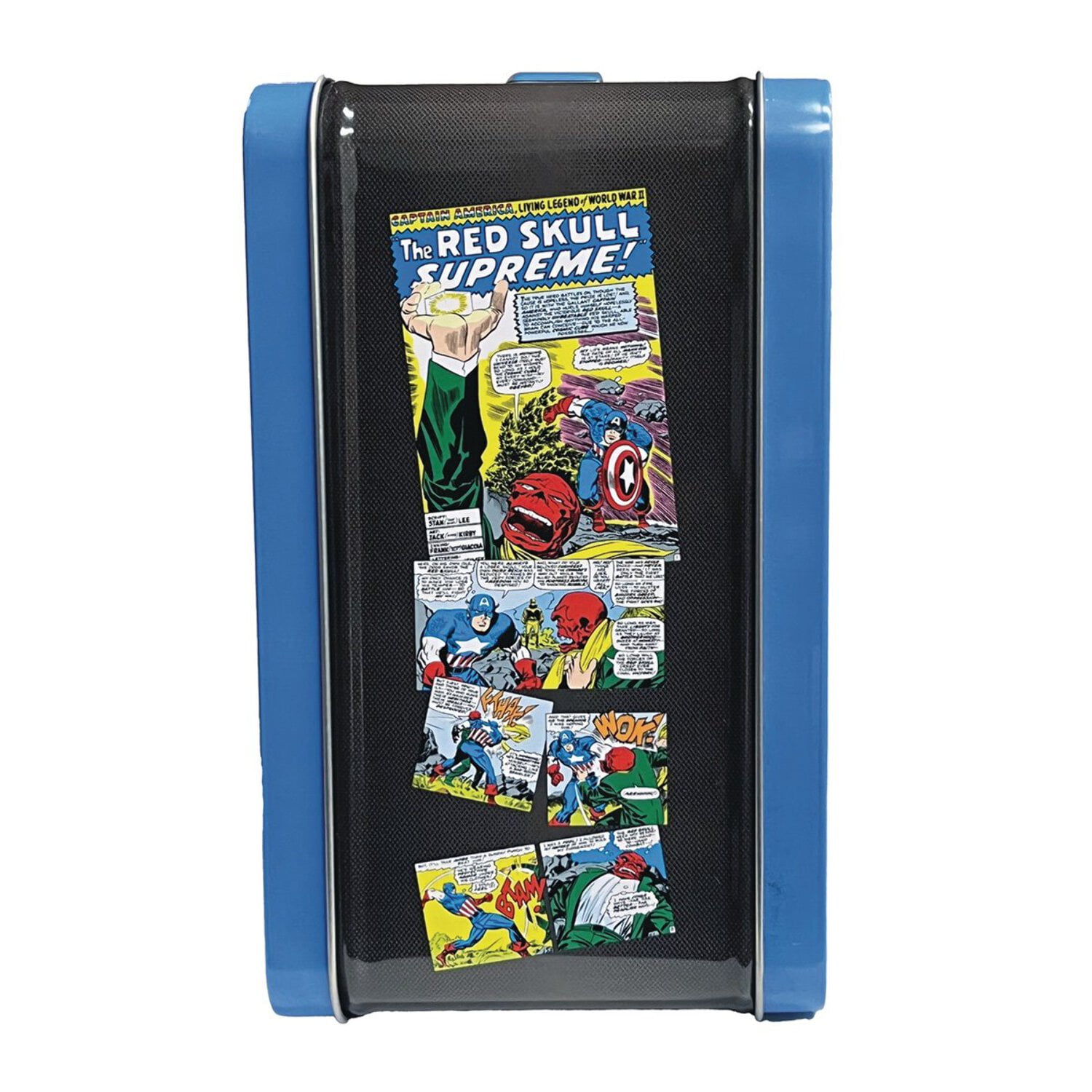 Tin Titans Captain America Classic Px Lunch Box W/bev