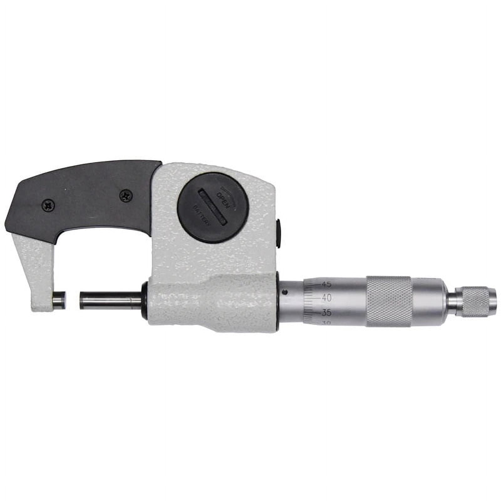 IP65 Outside Micrometer 0-25mm Large Screen Digital Micrometer Caliper Gauge Meter Micrometer Carbide 0.001 MM Measure Tools ,Easy to Operate