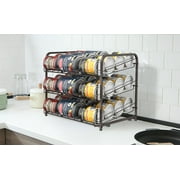 3-Tier Stackable Rack Organizer, Metal Bronze, 16.73 x 12.2 14.76