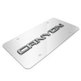 thumbnail image 3 of GMC Canyon 3D Nameplate Mirror Chrome Stainless Steel License Plate, 3 of 5