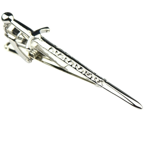 Tie Clip Fashion Sword Design Tie Bar Clip Necktie Clip Business Tie Pin for Men