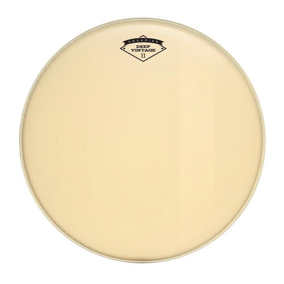 Aquarian Deep Vintage II Bass Drumhead with Felt Strip 22 in.