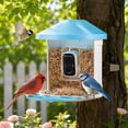 thumbnail image 3 of Smart Bird Feeder with Camera, 2K HD AI Identify 10,000+ Bird Species, Solar-Powered Bird Watching Camera with Auto Capture & Instant Notify, Wireless Outdoor Ideal Gift for Bird Lovers (Green), 3 of 9