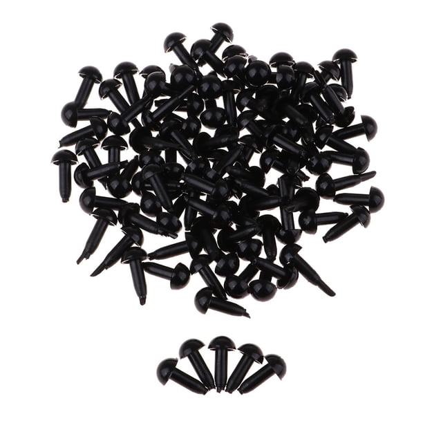 100 piezas de seguridad para muñecas Baoblaze Doll Eyes for Crafts 18mm