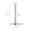 thumbnail image 2 of Silver Paper Towel Holder Countertop,Stainless Steel Kitchen Paper Towel Holder Stand for Kitchen Organization, 2 of 5
