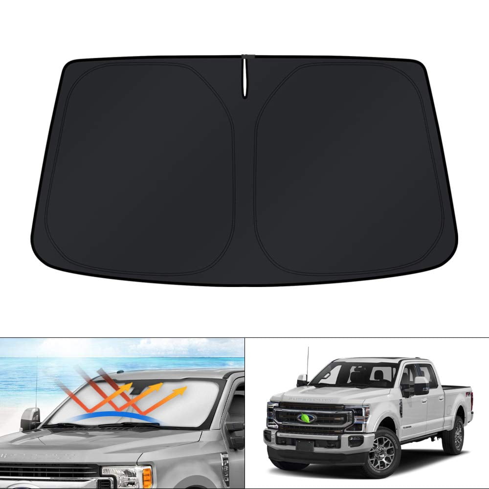 KUST Custom Fit Sunshade for Ford F250 2017 2018 2019 2020 2021 2022 ...