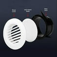 thumbnail image 5 of Plastic Round Air Exhaust Vent Grille Cover Wall Ventilation Inlet Outlet, 5 of 5