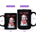 thumbnail image 4 of Merry Christmas Woofmas Xmas Noel Bulldog Santa Snowman Mug Dog Lover Gifts Idea Coffee Tea Cup - 13016, 4 of 4