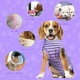 thumbnail image 5 of Dog Surgery Recovery Suit, Recovery Suit for Female Male Dogs Cats, Spay Onesie After Surgery, Purple, L, 5 of 8