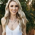 thumbnail image 2 of Three Layer Lariat Necklace, 2 of 8