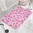 thumbnail image 3 of Pink Breast Cancer and Love Flannel Non Slip Door Rugs,Washable Door Mats Indoor,Decorative Door Mats,Dirt-Resistant and Absorbent Doormat for Entrance,Bedroom,Kitchen,Bathroom,23.5x16in(60x40cm), 3 of 5