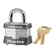 thumbnail image 1 of Cilindro Padlock Master Lock de acero laminado de 4 pines, 1 paquete, 1 of 2