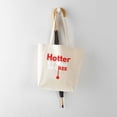 thumbnail image 5 of CafePress - Hotter By One Degree Graduation Shirt Gif Tote Bag - Unisex Canvas Tote Bag, Beige, 1-Piece, 5 of 7