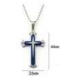 thumbnail image 4 of Men Titanium Steel Cross Necklace(A), 4 of 5