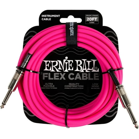 Ernie Ball 20' Flex Instrument Cable