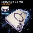 thumbnail image 5 of Decase Magnetic Case for iPhone XS Max,Compatible with Mag-safe,Military-Grade Protection,Slim Stylish Non-Yellowing Shockproof Case for iPhone XS Max,Clear Anti-Scratch Back Cover,Purple, 5 of 8