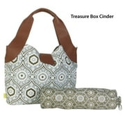 Amy Butler Wildflower Diaper Bag - Treasure Box Cinder