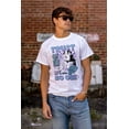 thumbnail image 3 of The Smurfs Cool Kanji Trust No One Men's Big & Tall Crewneck Graphic Tee Brisco Brands 2X, 3 of 5