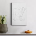 thumbnail image 4 of Limousin Cattle I Premium Gallery Wrapped Canvas - Ready to Hang, 4 of 7