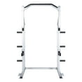thumbnail image 3 of Canddidliike Power Rack Squat Stand, Home Gym Strength Training Power Cage Weight Rack with Pull Up Attachment - Silver, 3 of 9
