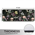 thumbnail image 5 of Kitchen Rugs Sets Of 2,Pioneer Flower Floral Print Pattern Anti Fatigue Kitchen Mat Rugs Non Slip Washable,Decorative Kitchen Floor Mats for Kitchen,Sink,Laundry,17"x47"+17"x47", 5 of 5