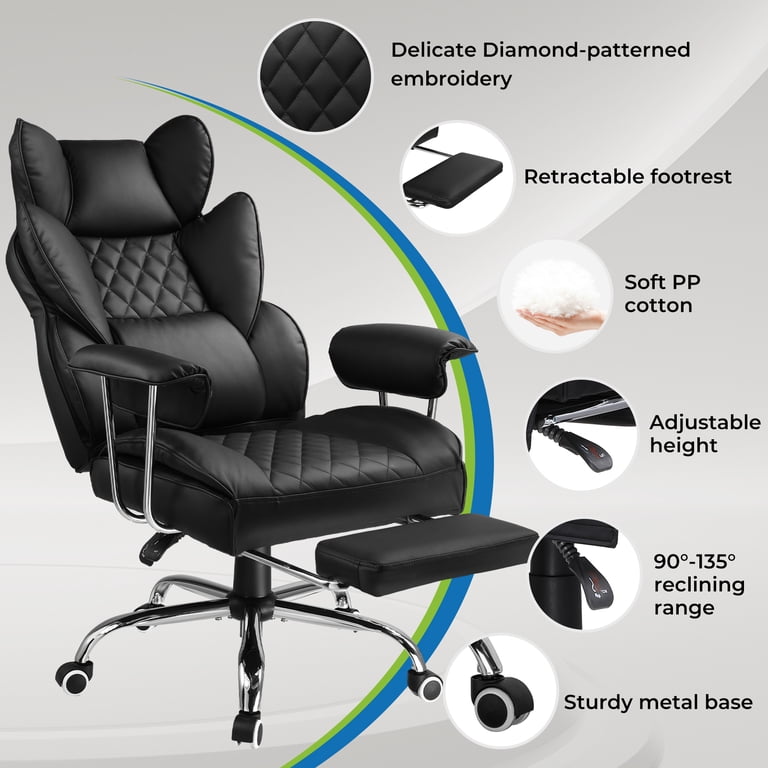 GTRACING チェア GTRACING Gamer Swivel Chair with Leg Rest, Ergonomic Racing
