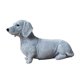 thumbnail image 4 of Estatua de perro salchicha artesanal, pequeña figura coleccionable de resina nórdica, adorno animal para estantería de oficina, sala de estar, decorac, 4 of 9