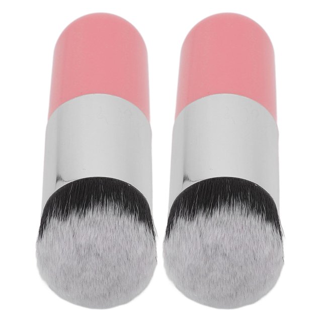Makeup Brush, 2pcs Artificial Fiber Adorable Portable Makeup Brush For Outing