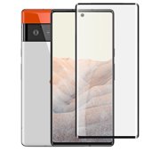 For Google Pixel 6 Pro Premium Tempered Glass Screen Protector Designed to allow full functionality 3D Curved Edge Glass Full coverage [Clear Black]