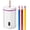 White & Pink, variant on Electric Pencil Sharpener, Fully Automatic Pencil Sharpener with Auto In and Out, Rechargeable and Hands-Free for Standard 6-8mm Pencils,  for Classroom and  Use (White and )