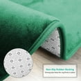 Clara Clark Set of 3 Bath Rugs, Absorbent Memory Foam Bath Mat Bathroom