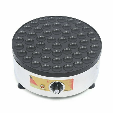 

Oukaning Electric 50pcs Nonstick Poffertjes Mini Dutch Pancake Baker Maker Iron 110v