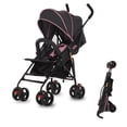 thumbnail image 1 of Dream On Me Vista Moonwalk Cochecito de bebé en rosa, cochecito infantil ligero con plegado compacto, cochecito paraguas reclinable multiposición con toldo, almacenamiento extra grande y portavasos, 1 of 5