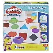 Play-Doh Shape & Learn Colors & Shapes with 8 Cans & 5+ Tools
