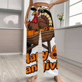 thumbnail image 2 of Autumn Happy Thanksgiving Turkey Pajama Pants Comfortable Elastic Waist Pajamas Fashion Sleepwear Bottoms Plus Size Homewear, 2 of 6