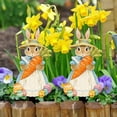 thumbnail image 6 of SUOKOM Easter Bunny Garden Stakes Easter Egg Dwarf Yard Signs for Easter Decorations Outdoor Spring Home Decor, 1PCS, 6 of 6