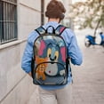 thumbnail image 6 of Tom And Jerry Backpack Bookbag Casual Daypack Travel Backpacks for Work Hiking Camping, 6 of 8