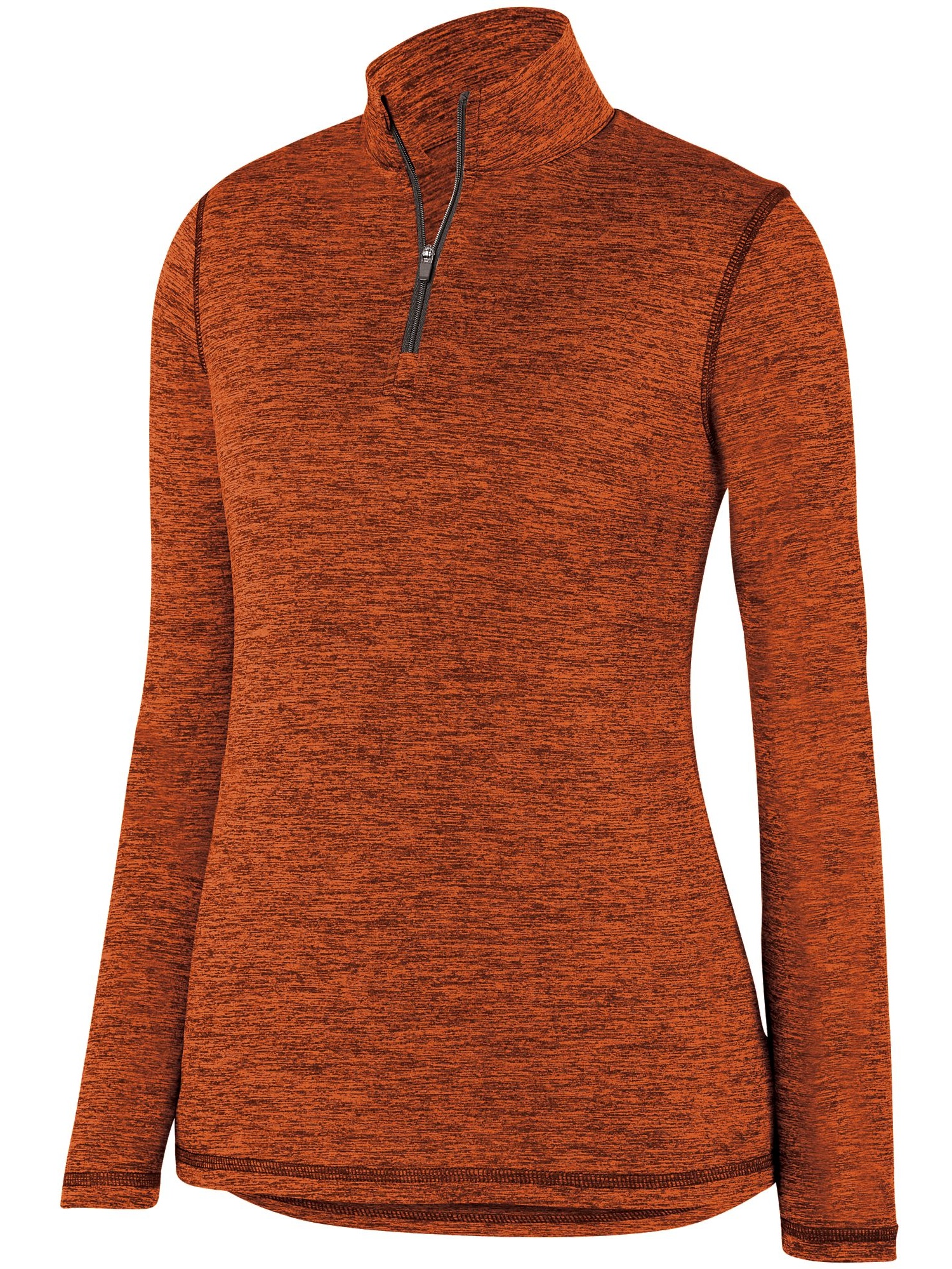 Augusta Sportswear - Augusta sportswear Ladies Intensify Black Heather 1/4 Zip Pullover 