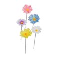 thumbnail image 2 of 5pcs Daisy Flower Stakes Garden Stakes Decoration Yard Lawn Ornaments Waterproof Flower Pot Indoor Outdoor Yard Stakes for Signs, 2 of 8