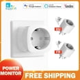 thumbnail image 2 of S26-p Prise Intelligente de Surveillance de Puissance 16a Wifi Prise Intelligente Compatible avec Yandex Alice Smart, 2 of 4
