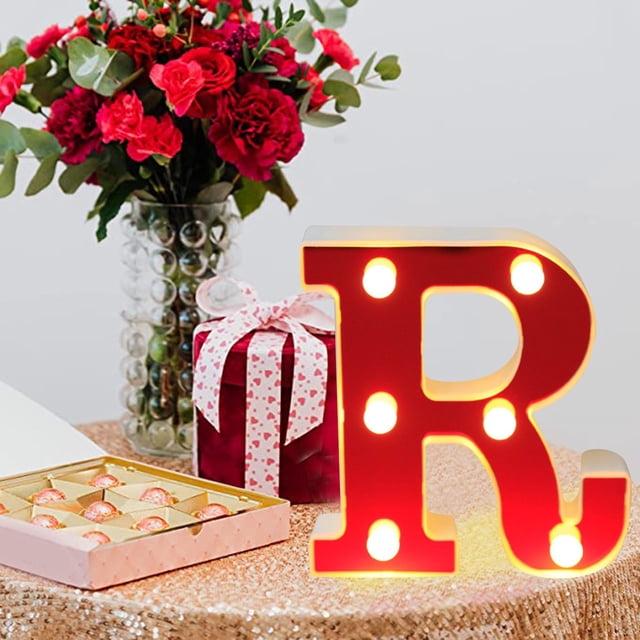 Desktop Decor Fashion LED Subtitle Lamp LED Lamp Life Is Long Long Term Use Without Heat. Get The Best Decorative Effect LED Letter Lights Light Up Plastic Letters Standing Hanging