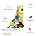 thumbnail image 4 of Toallas de playa de los Minions, toallas de baño absorbentes y ligeras de secado rápido, toalla de baño de microfibra ultra suave para viajes, playa, gimnasio, camping, yoga, picnics, piscina, 27,5 x, 4 of 8