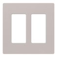 thumbnail image 1 of Placa de Pared Lutron Claro 2 Módulos Taupe Satinado, 1 of 6