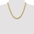 thumbnail image 4 of 10K Yellow Gold Curb Chain Styles Necklace 8 mm Flat Beveled 20 inch, 4 of 4