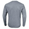 thumbnail image 5 of YOTMKGDO Waffle Thermal Shirts for Men, Long Sleeve Shirt, Men'S Fashion Casual Long Sleeve Round Neck Solid Color Long Sleeve T Shirt Top, Grey, S, 5 of 6