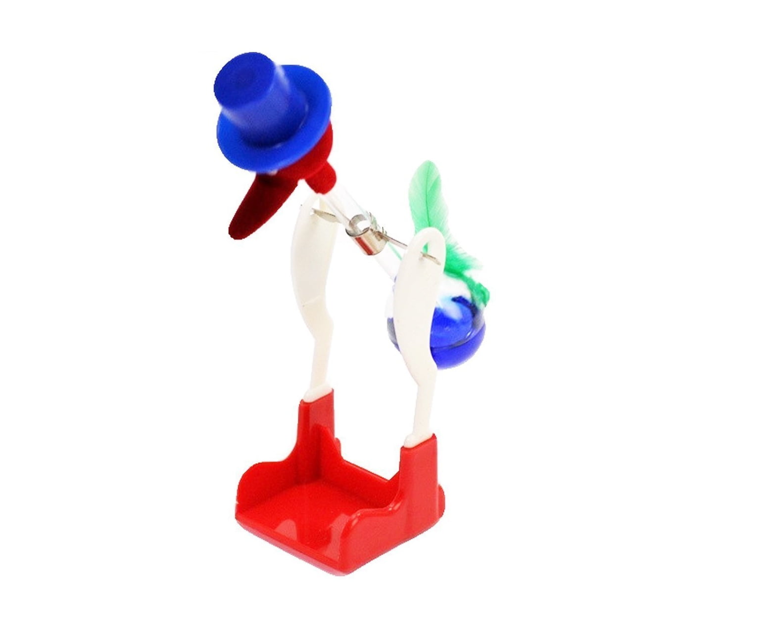 Blue C&H Solutions Famous Retro Perpetual Motion Magic Drinking Bird 